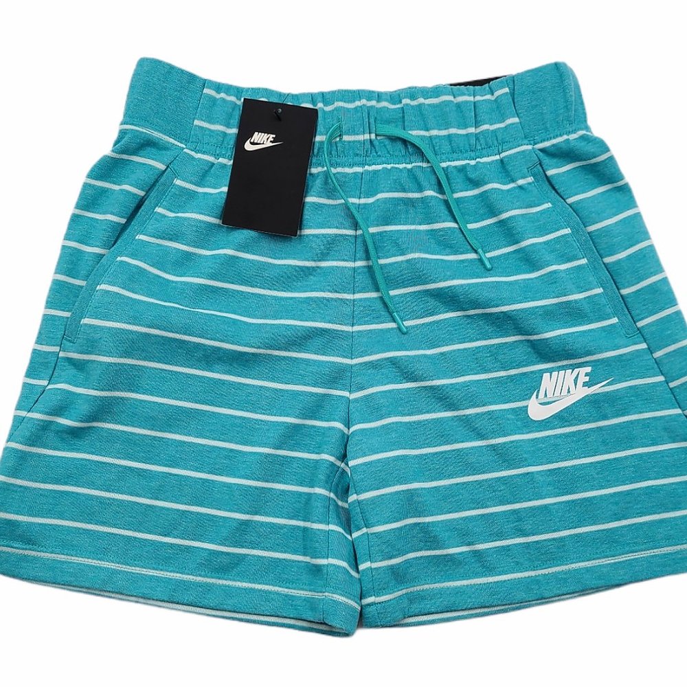 Nike Shorts Girls Sport color green ,New